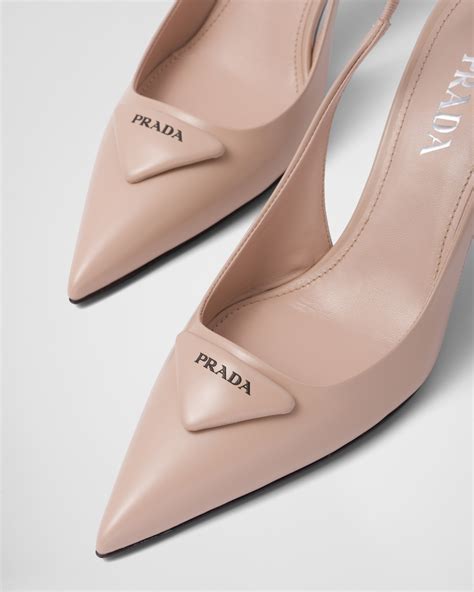 prada leather pumps model|prada leather slingback pumps.